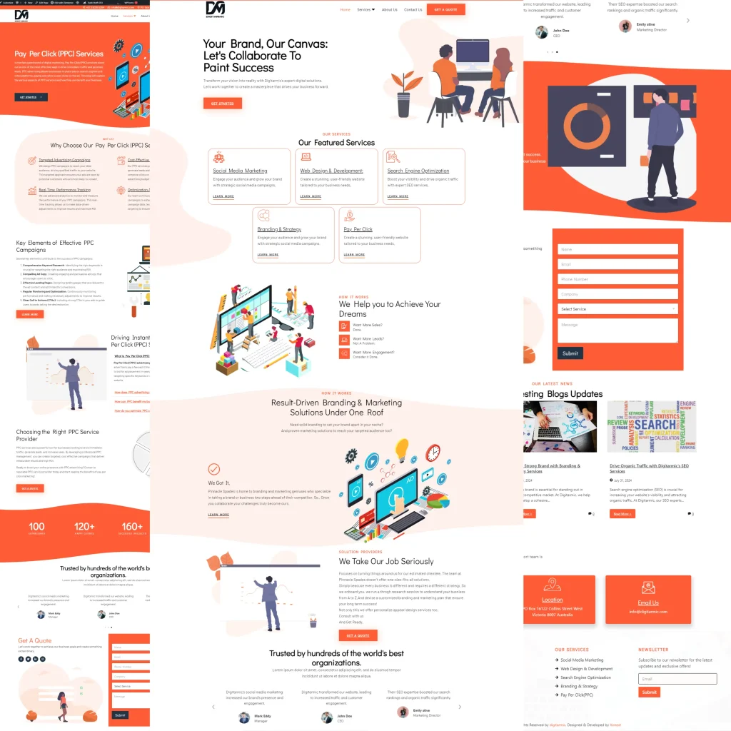 DigitMaric Website website screenshot