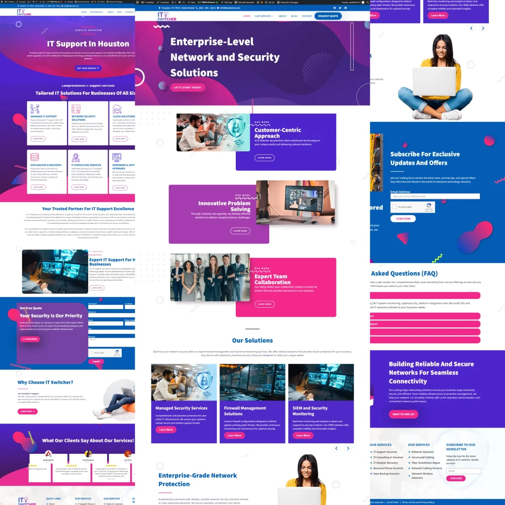 IT Swithcer website screenshot